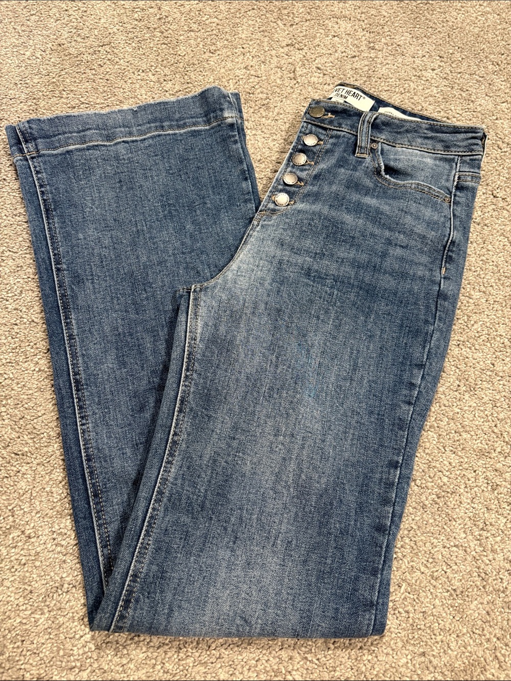 Velvet Heart Denim Inarra High Rise Wide Leg Jeans